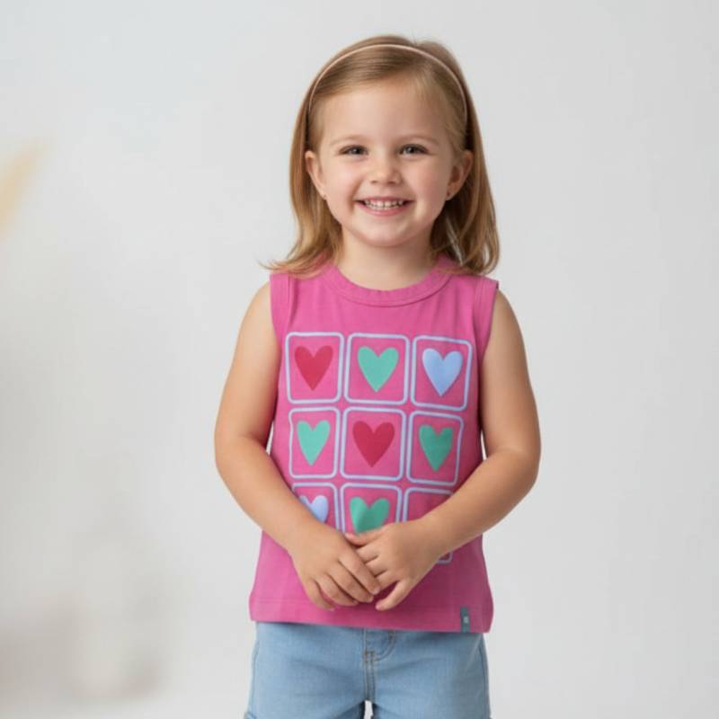 Musculosa Estampada Jersey Cira Est