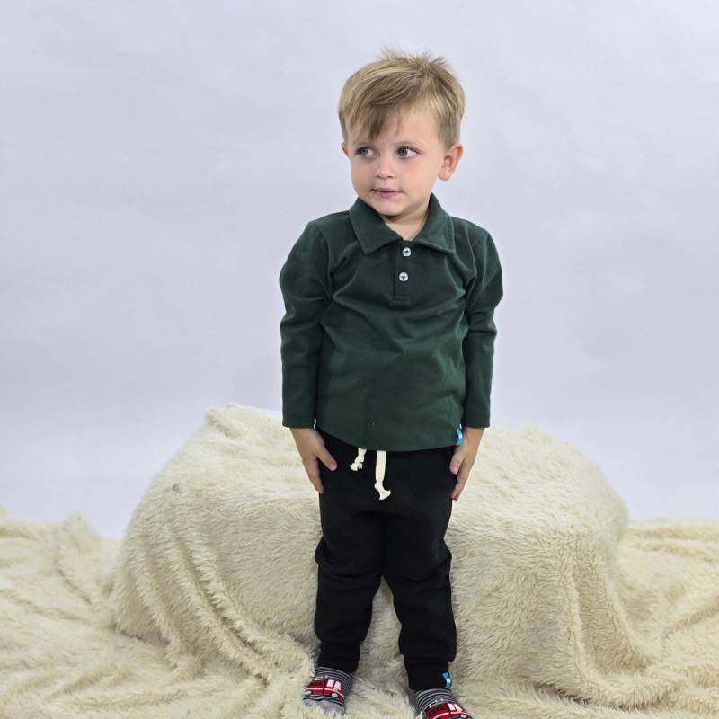 Chomba Manga Larga Micropique Fiti