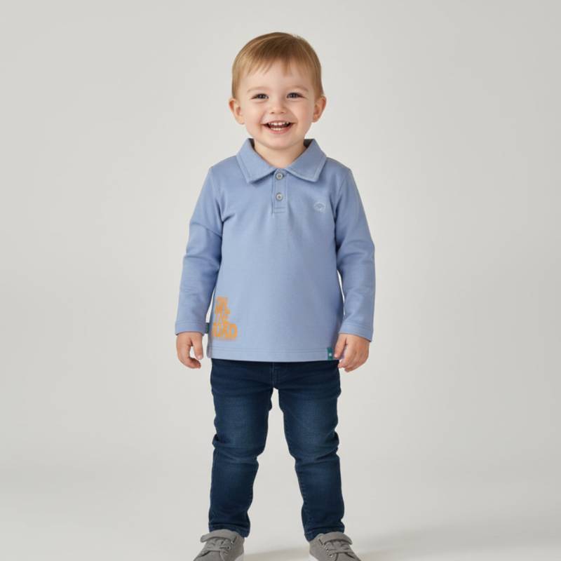 Chomba Mangas Largas Estampada Ian