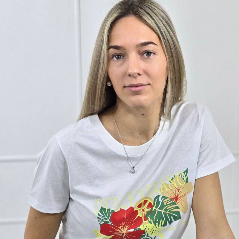 Remera Manga Corta Jersey Leilen Est