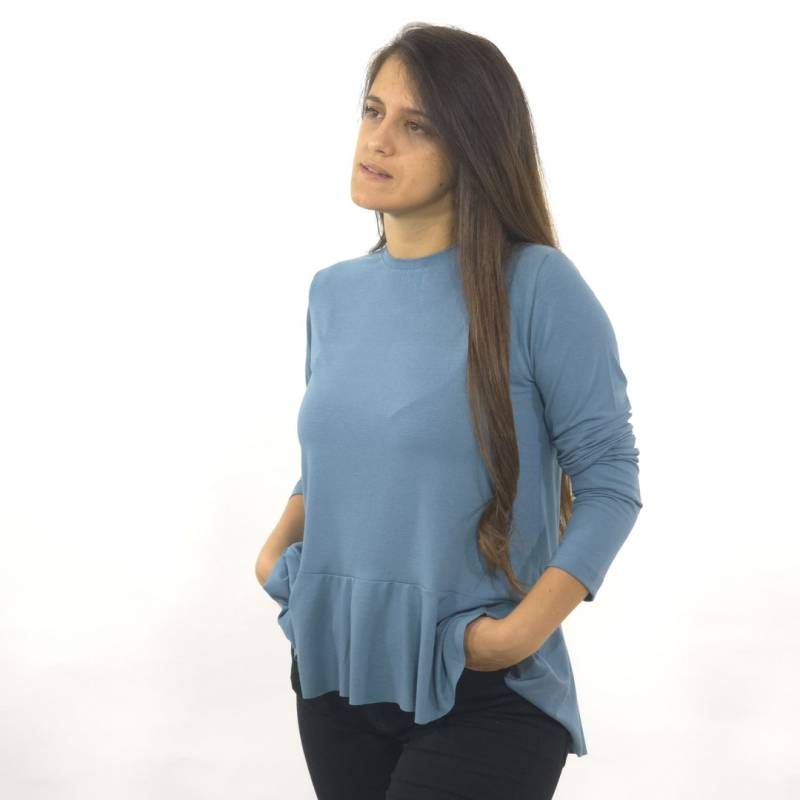 Remera Con Faldonviscosa Lola