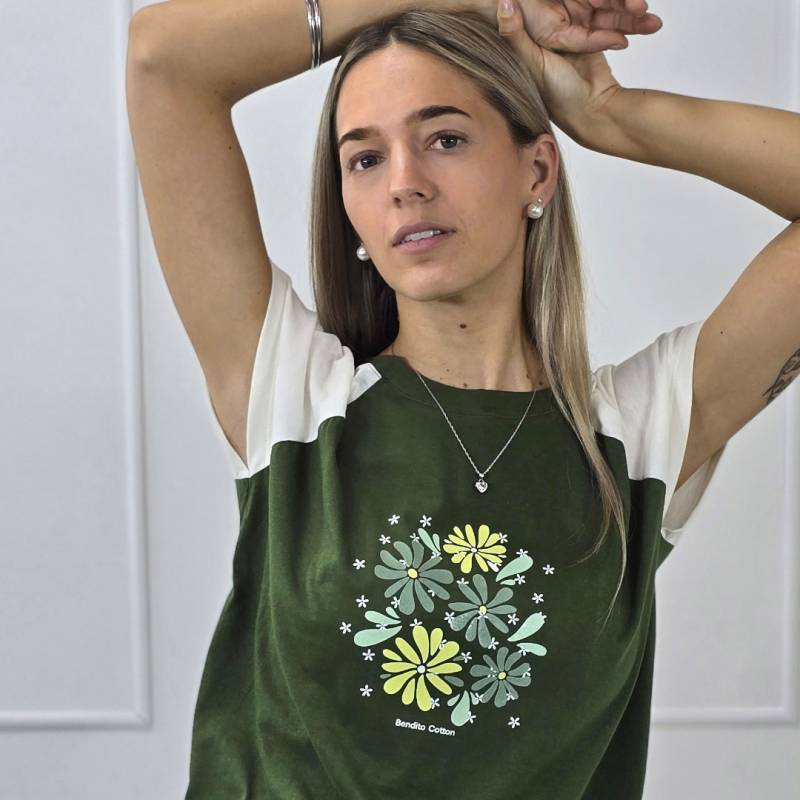 Remera Manga Corta Ranglan Ona Est