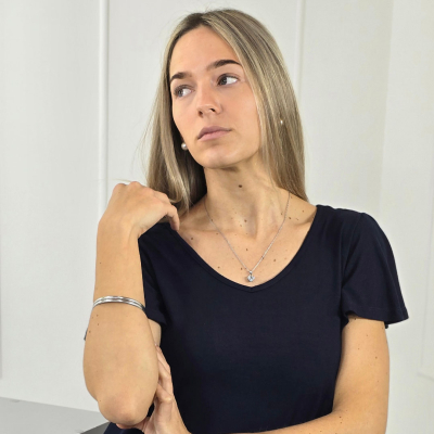 Vestido Sin Mangas Escote V Viscosa Fati