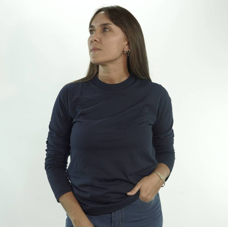 Remera Manga Larga Algodon John