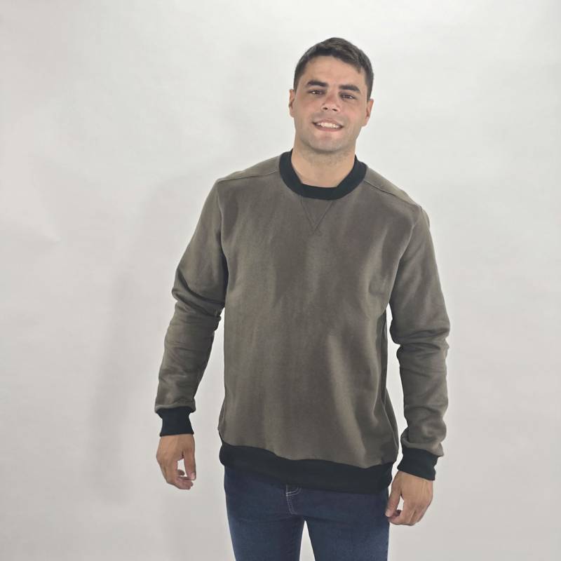 Buzo Cuello Mao Frisa Bruno