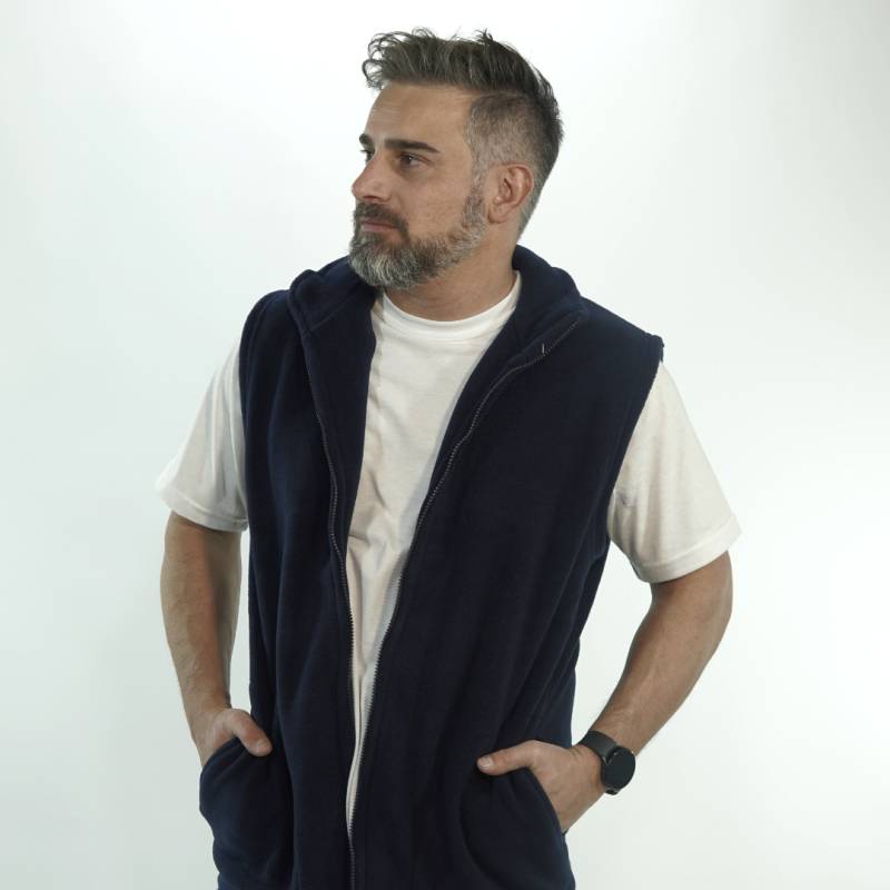 Chaleco Media Polera Polar Deep