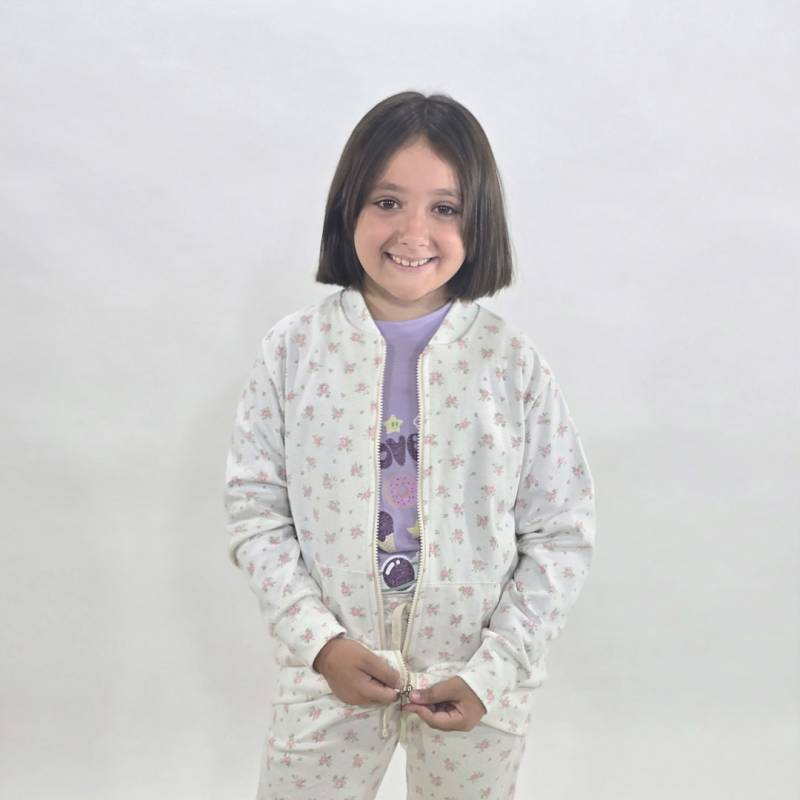 Campera Bomber Rustico Cielo