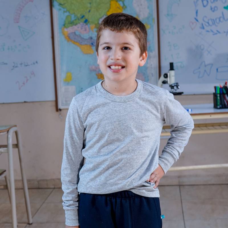 Remera Manga Larga Algodón Rene